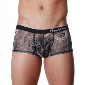 Men’s Cup Boxer Underwear – Mesh See-Through Front