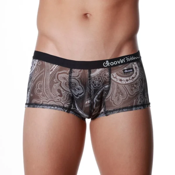 Men’s Cup Boxer Underwear – Mesh See-Through Front
