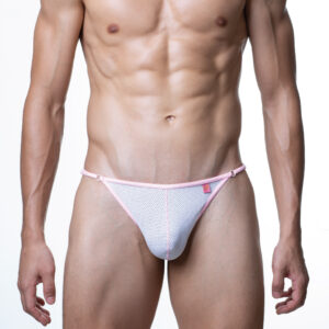 Pink G-string underwear for men – minimal, sexy, and comfortable design from GROOVIN